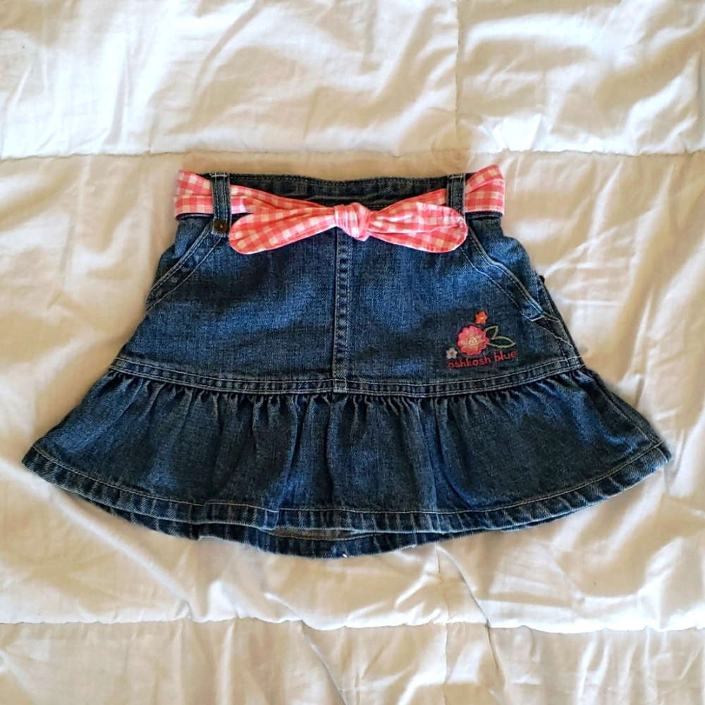 Oshkosh Blue Jean Skirt 3T